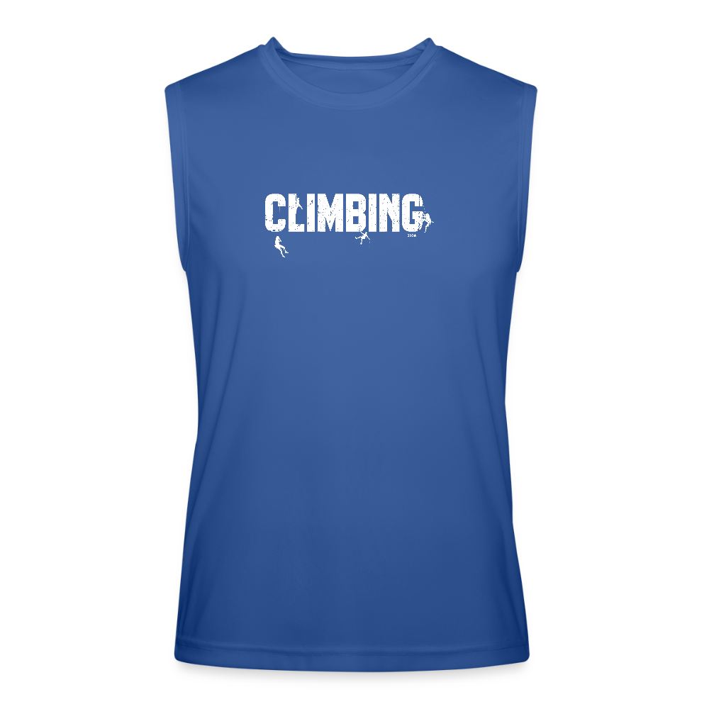 Climbing Heights – Outdoor Explorer Tee - royal blue