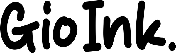 Black 'GioInk.' logo on a white background