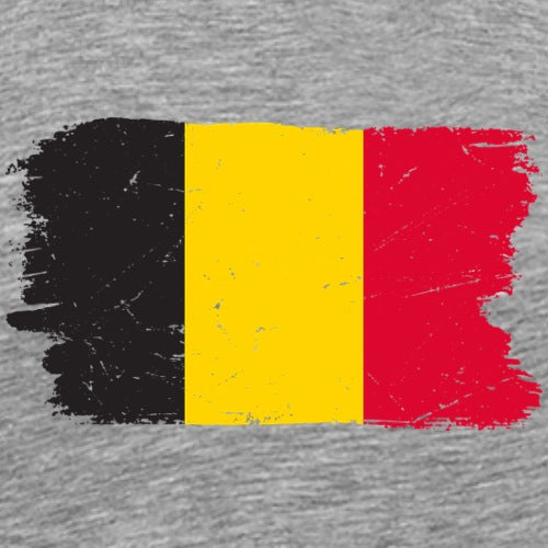 Flag of Belgium design on a gray background