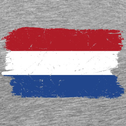 Netherlands flag design on a gray background