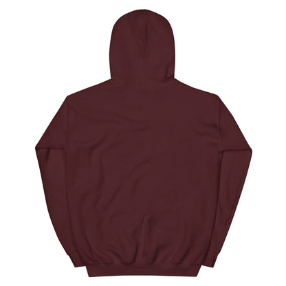 Maroon hoodie on a white background