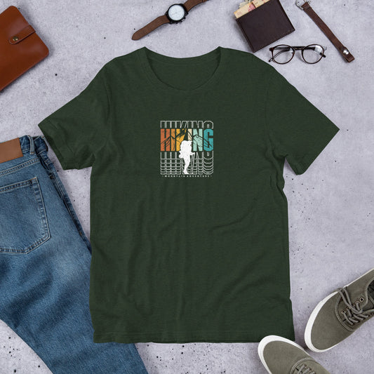 Hiking-themed artwork for outdoor lovers, trail seekers, and nature explorers